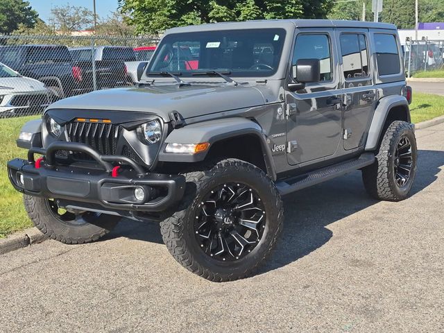 Gray 2021 Jeep Wrangler SUV / Crossover Four-Wheel Drive 8-Speed Automatic