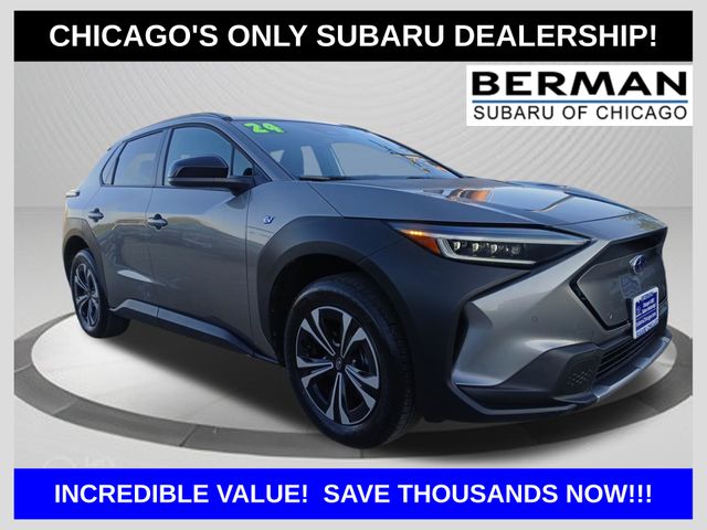 Smoked Carbon 2024 Subaru Solterra Premium AWD SUV / Crossover All-Wheel Drive 1-Speed Automatic