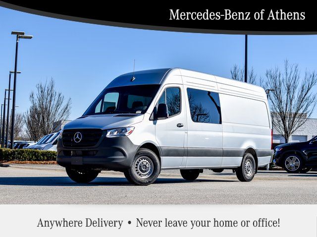 Hightech Silver 2025 Mercedes-Benz Sprinter Van 9-Speed Automatic