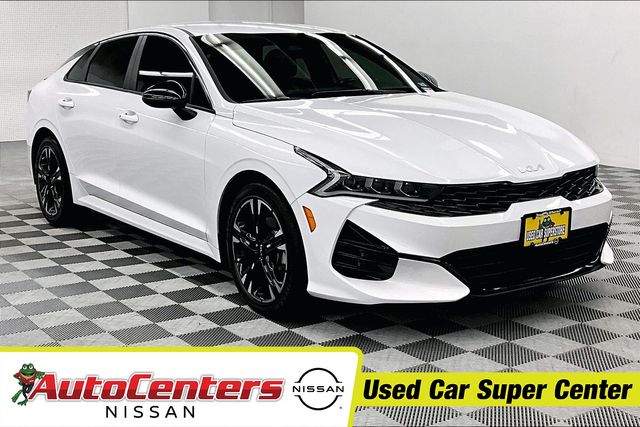 Glacial White Pearl 2024 Kia K5 GT-Line FWD Sedan Front-Wheel Drive 8-Speed Automatic