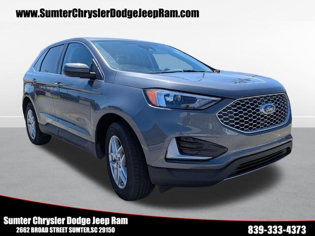 Gray Metallic 2024 Ford Edge SEL AWD SUV / Crossover All-Wheel Drive 8-Speed Automatic
