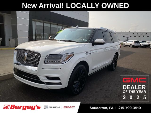 White 2020 Lincoln Navigator SUV / Crossover Four-Wheel Drive Automatic