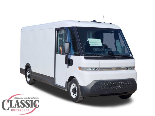 Oyster White 2025 Chevrolet BrightDrop 1-Speed Automatic