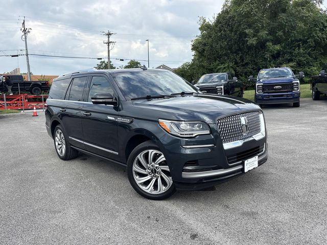 Blue Metallic 2024 Lincoln Navigator SUV / Crossover Four-Wheel Drive Automatic