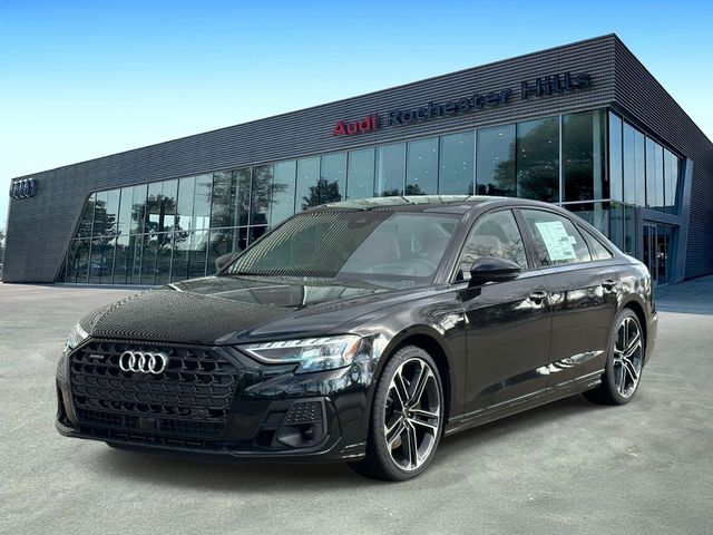 Black 2026 Audi A8 L quattro 55 TFSI Sedan All-Wheel Drive 8-Speed Automatic