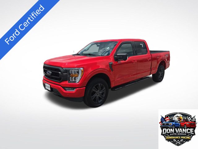 Race Red 2023 Ford F-150 Pickup Truck Four-Wheel Drive Automatic