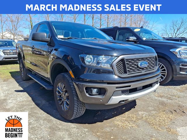 Shadow Black 2021 Ford Ranger XLT SuperCab 4WD Pickup Truck Four-Wheel Drive Automatic