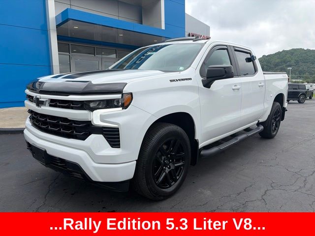 Summit White 2023 Chevrolet Silverado 1500 Pickup Truck Four-Wheel Drive Automatic
