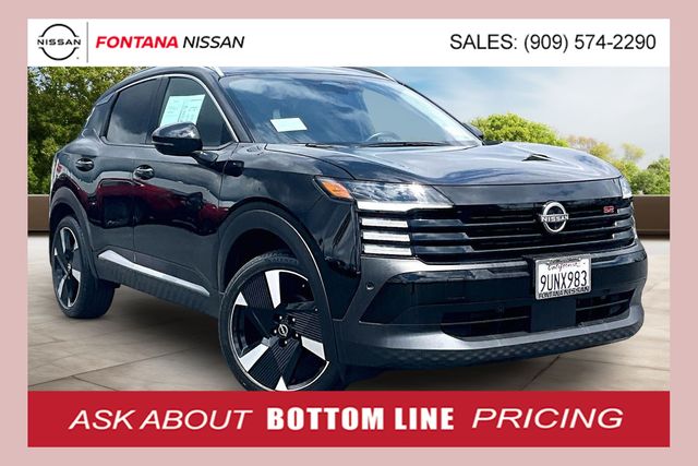 Super Black 2025 Nissan Kicks SUV / Crossover All-Wheel Drive Continuously Variable Transmission