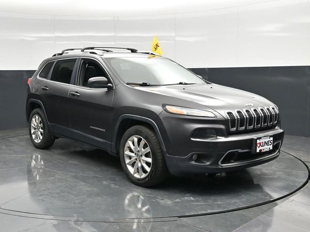 Gray (Granite Crystal Metallic Clearcoat) 2015 Jeep Cherokee Limited 4WD SUV / Crossover Four-Wheel Drive 9-Speed Automatic