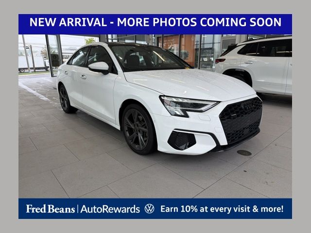 Ibis White 2024 Audi A3 Sedan All-Wheel Drive 7-Speed Automatic