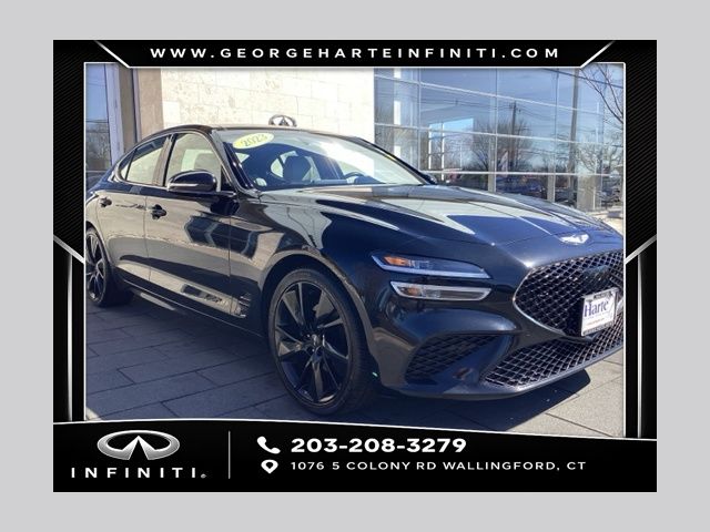 Vik Black 2023 Genesis G70 2.0T RWD Sedan Rear-Wheel Drive 8-Speed Automatic