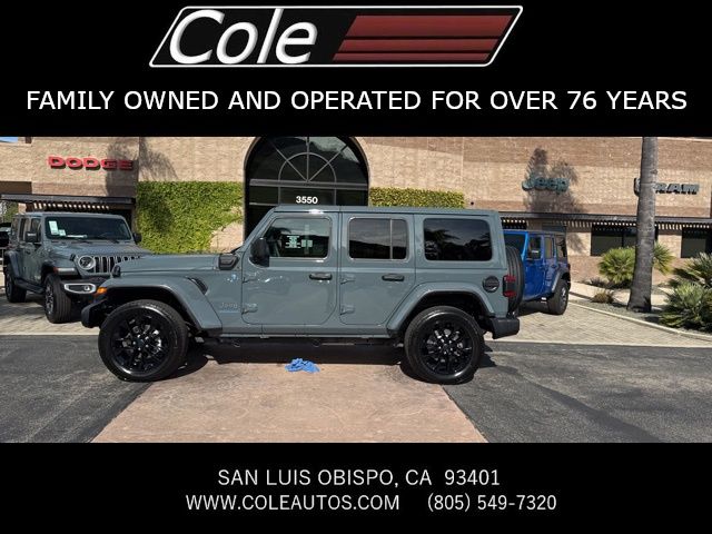 Anvil Clear Coat 2025 Jeep Wrangler 4xe Sahara 4WD SUV / Crossover Four-Wheel Drive 8-Speed Automatic