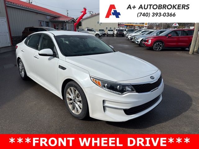Snow White Pearl 2017 Kia Optima EX Sedan Front-Wheel Drive 6-Speed Automatic