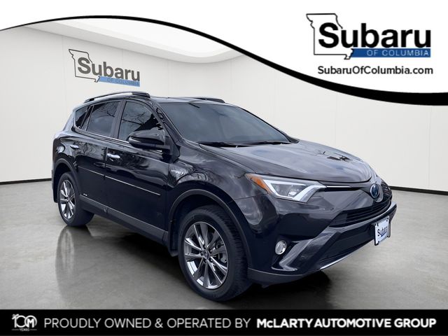 Black Sand Pearl 2018 Toyota RAV4 Hybrid Limited AWD SUV / Crossover All-Wheel Drive Continuously Variable Transmission