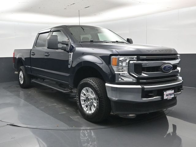 Blue Metallic 2021 Ford F-250 Super Duty Pickup Truck Four-Wheel Drive Automatic