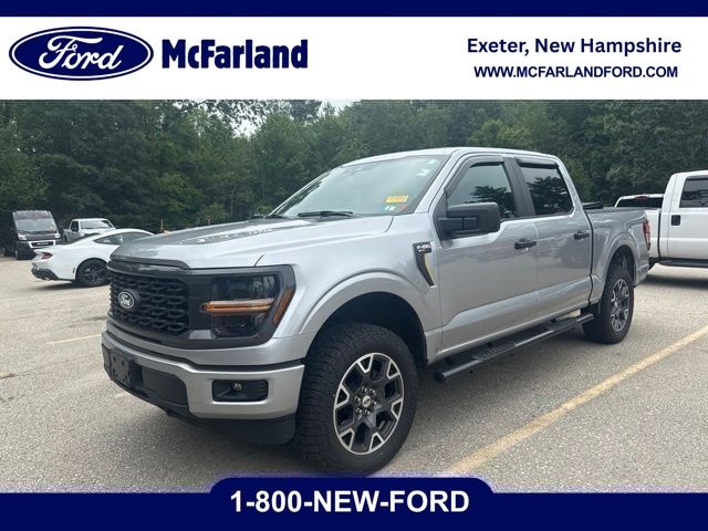 Silver Metallic 2024 Ford F-150 Pickup Truck Four-Wheel Drive Automatic