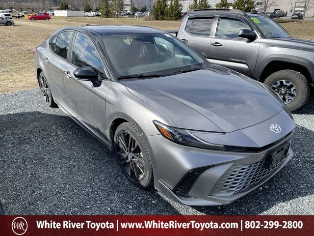 Heavy Metal/Midnight Black Metallic 2025 Toyota Camry XSE AWD Sedan All-Wheel Drive Continuously Variable Transmission