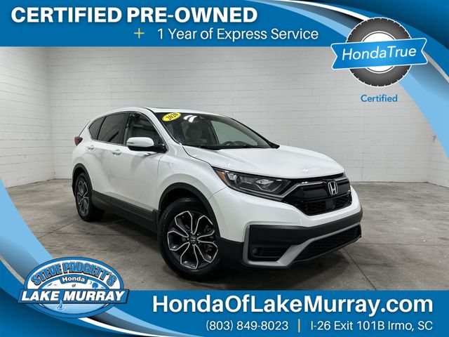 Platinum White Pearl 2020 Honda CR-V EX FWD SUV / Crossover Front-Wheel Drive Continuously Variable Transmission