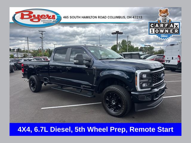 Blue Metallic 2025 Ford F-350 Super Duty Pickup Truck Four-Wheel Drive Automatic