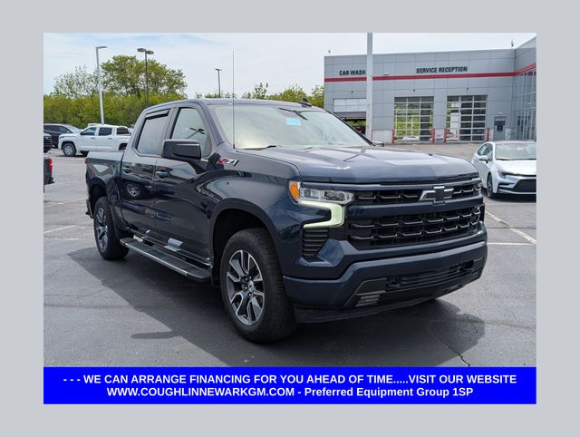 Northsky Blue Metallic 2022 Chevrolet Silverado 1500 Pickup Truck Four-Wheel Drive Automatic