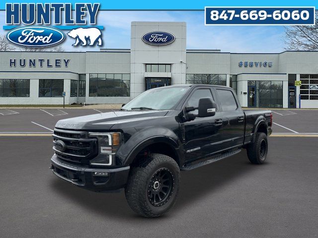 Black Metallic 2022 Ford F-250 Super Duty Lariat Crew Cab 4WD Pickup Truck Four-Wheel Drive Automatic
