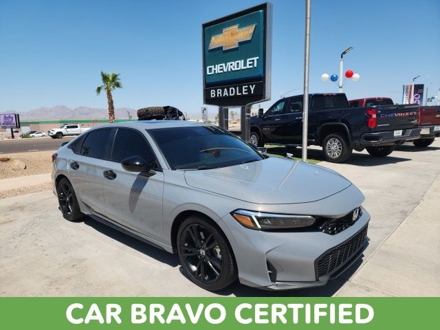 Urban Gray 2025 Honda Civic Sedan 6-Speed Manual