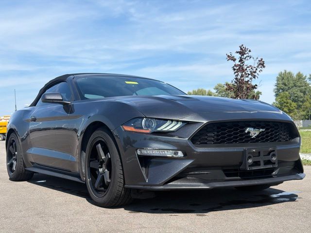 Gray (Magnetic) 2018 Ford Mustang Convertible Rear-Wheel Drive Automatic