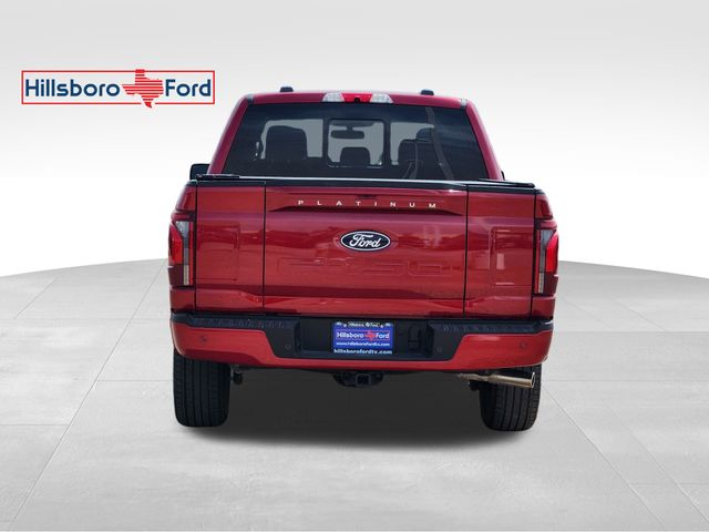 2024 Rapid Red Metallic Tinted Clearcoat Ford F-150 Platinum 4X4 Truck