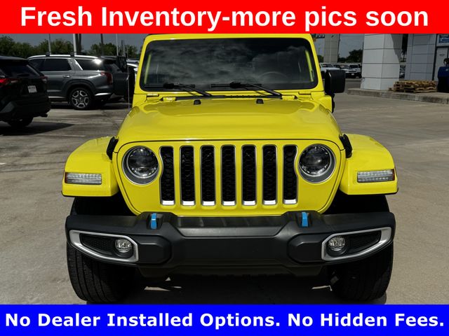 2023 Jeep Wrangler Sahara 4xe Yellow at DeMontrond Gulf Freeway