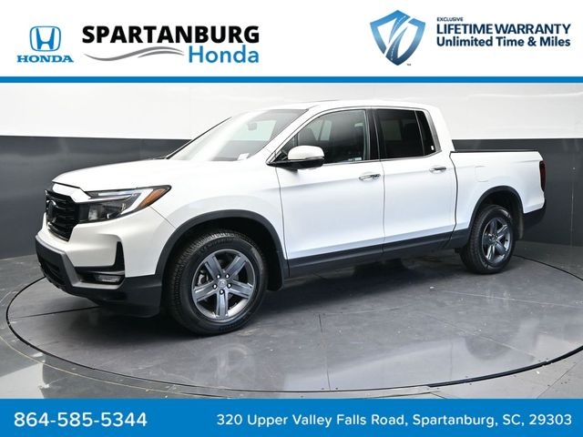 Silver Metallic 2022 Honda Ridgeline RTL-E AWD Pickup Truck All-Wheel Drive 9-Speed Automatic
