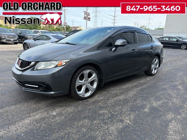 Gray 2013 Honda Civic Sedan Front-Wheel Drive 6-Speed Manual