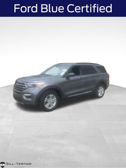Carbonized Gray Metallic 2023 Ford Explorer SUV / Crossover All-Wheel Drive Automatic