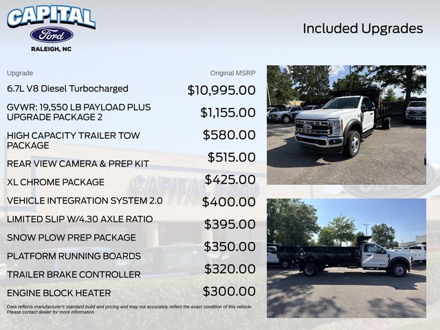 New 2026 White Ford 16FT DUMP/SHORT SIDES image 3
