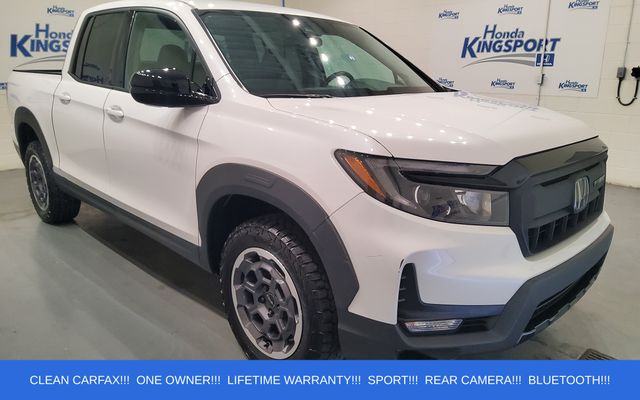 Platinum White Pearl 2024 Honda Ridgeline Sport AWD Pickup Truck All-Wheel Drive 9-Speed Automatic