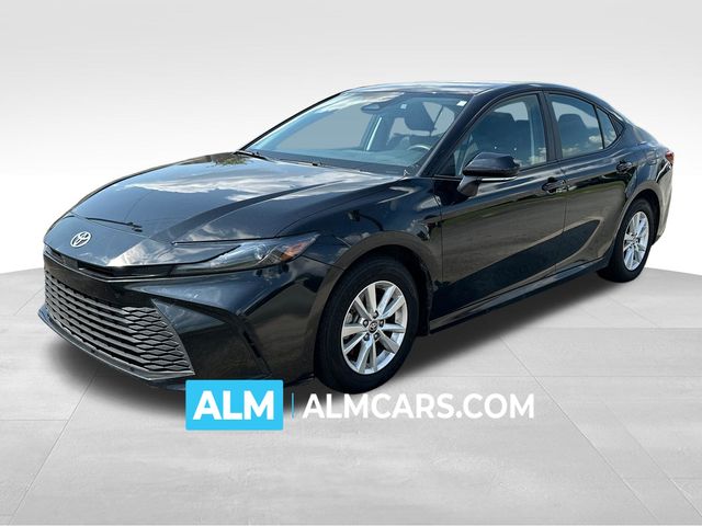 Midnight Black Metallic 2025 Toyota Camry Sedan Front-Wheel Drive Continuously Variable Transmission
