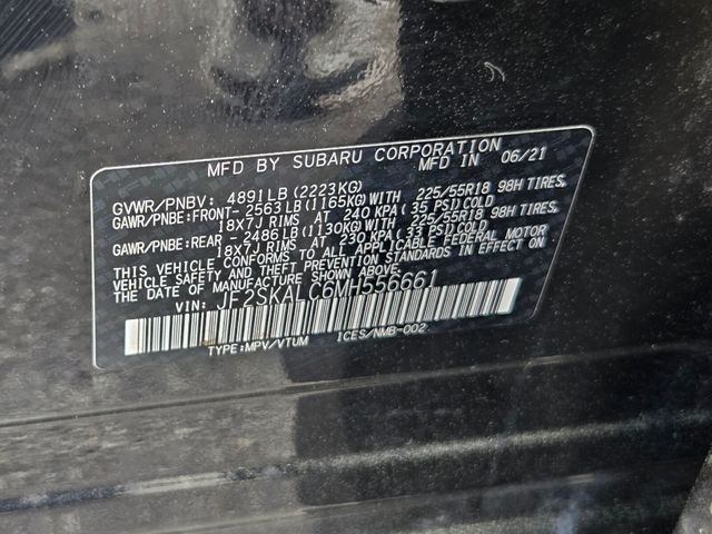 Used 2021 Black Subaru Sport image 34