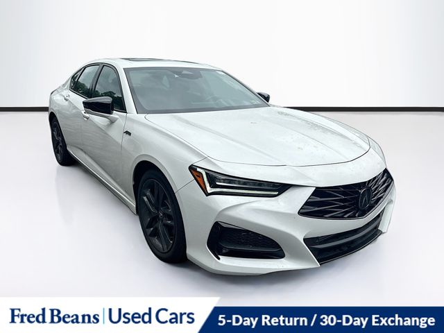 Platinum White Pearl 2025 Acura TLX Sedan All-Wheel Drive Automatic