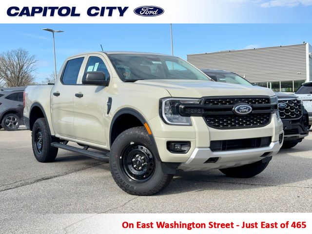 Desert Sand 2026 Ford Ranger XL SuperCrew 4WD Pickup Truck Four-Wheel Drive Automatic