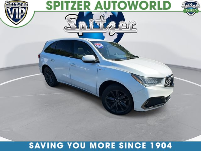 2020 Acura MDX Technology & A-Spec Packages White at Carlisle Cadillac Buick GMC