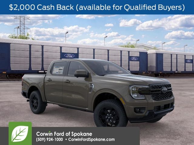 Gray 2026 Ford Ranger Pickup Truck Four-Wheel Drive Automatic