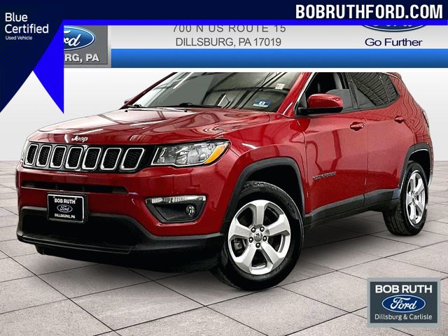2018 Jeep Compass Latitude Red at Subaru and VW of Moon Township
