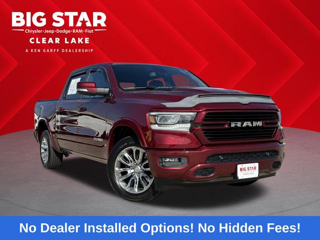 2019 Ram 1500 Laramie Red at DeMontrond Auto Country