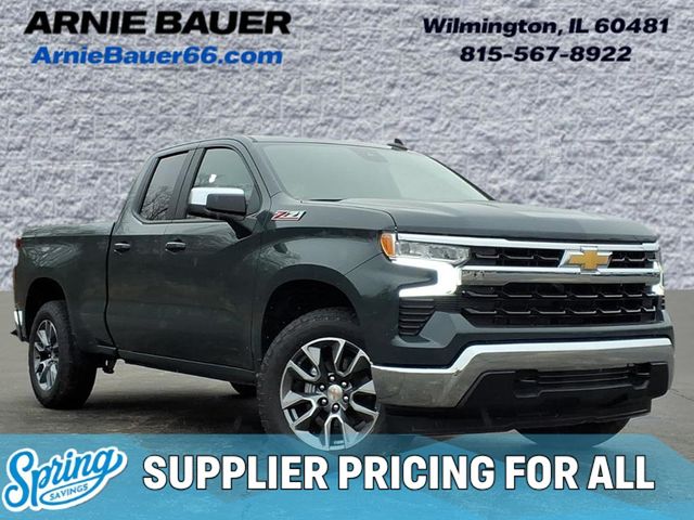 Cypress Gray 2026 Chevrolet Silverado 1500 LT Double Cab 4WD Pickup Truck Four-Wheel Drive Automatic