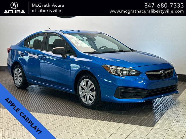 Ocean Blue Pearl 2022 Subaru Impreza Sedan All-Wheel Drive Continuously Variable Transmission