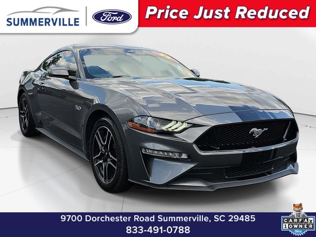 Black (Charcoal) 2022 Ford Mustang Coupe Rear-Wheel Drive Automatic