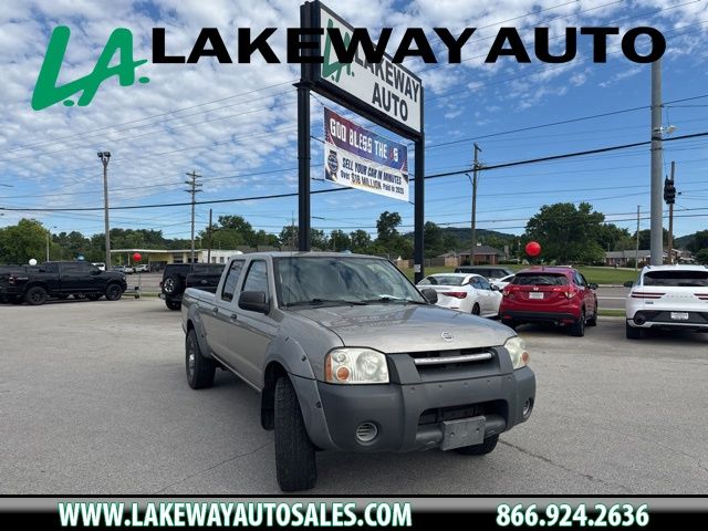 Sand Dune Clearcoat Metallic 2002 Nissan Frontier 4 Dr XE Crew Cab LB Pickup Truck Rear-Wheel Drive 4-Speed Automatic Overdrive