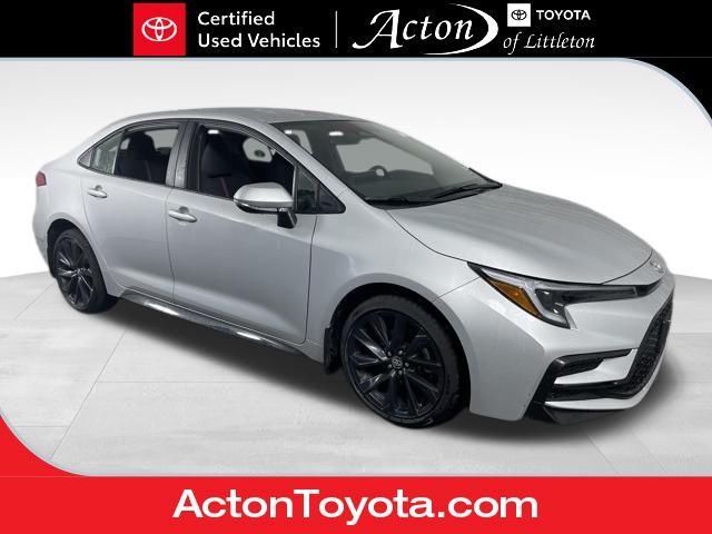 Classic Silver Metallic 2024 Toyota Corolla SE FWD Sedan Front-Wheel Drive Continuously Variable Transmission