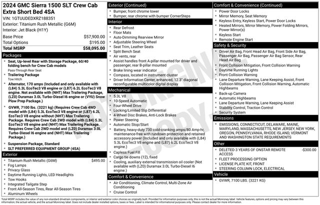 2024 GMC Sierra 1500 SLT photo