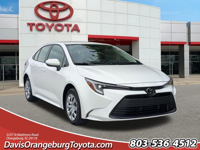 2026 Toyota Corolla Hybrid LE White at Davis Toyota of Orangeburg